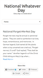 Mobile Screenshot of nationalwhateverday.com